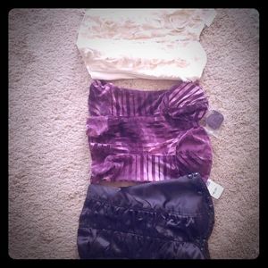 Ladies corset tops from Charlotte Russe various st